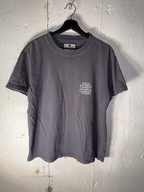 Eric Emanuel EE Basic Logo Short Sleeve Tee Shirt Grey